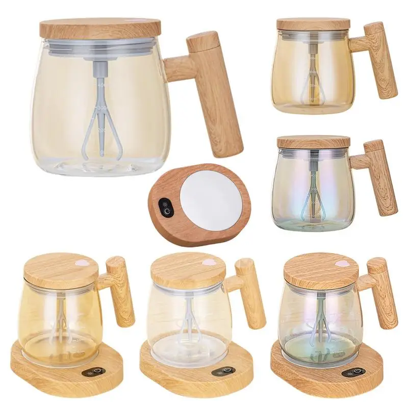 

Electric Mixing Cups Portable Self Stirring Coffee Mug High Speed Juice Milk Protein Powder Mixing With Graduated Lines