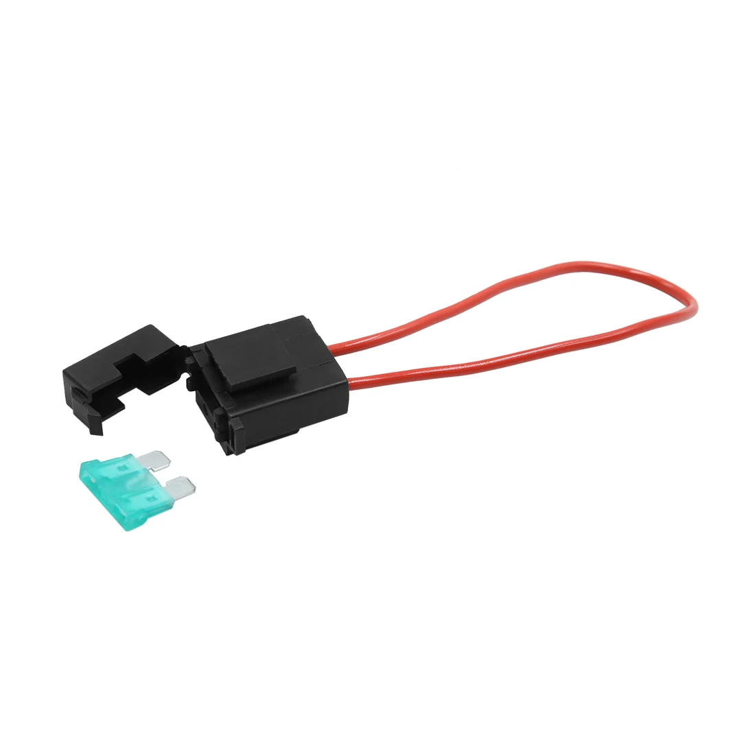 X Autohaux Auto 30A Fuse Holder with Crimp Terminal In-line AWG Wire Copper DC 12V Power Car Fuse Blade With Connector Parts fuse holder,fuse box holder