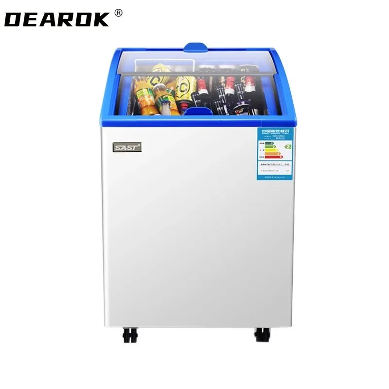 Commercial Refrigerator Cabinet Freezer Household Small Ice Cream Cabinet Kitchen Refrigerator Freezer Refrigeracion