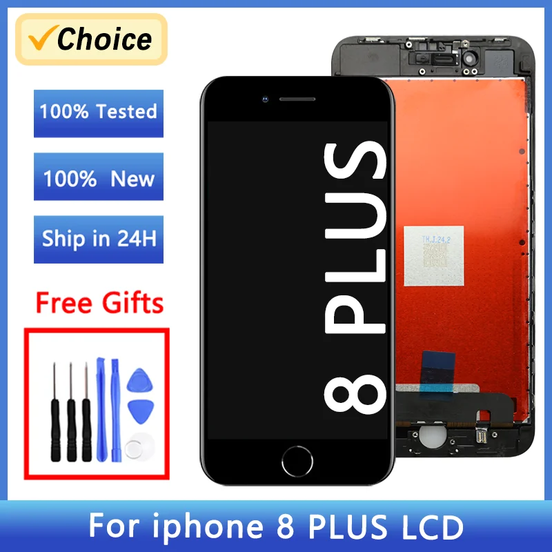 ᐅ • iPhone 8 Plus Scherm (LCD Touchscreen) Wit | Snel en Goedkoop