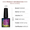 PHOENIXY Complete Semi Permanent Nail Kit 12 Colors Gel Nail Polish Set with 36W Nail Lamp Gel Varnish Professional Manicure Set 5