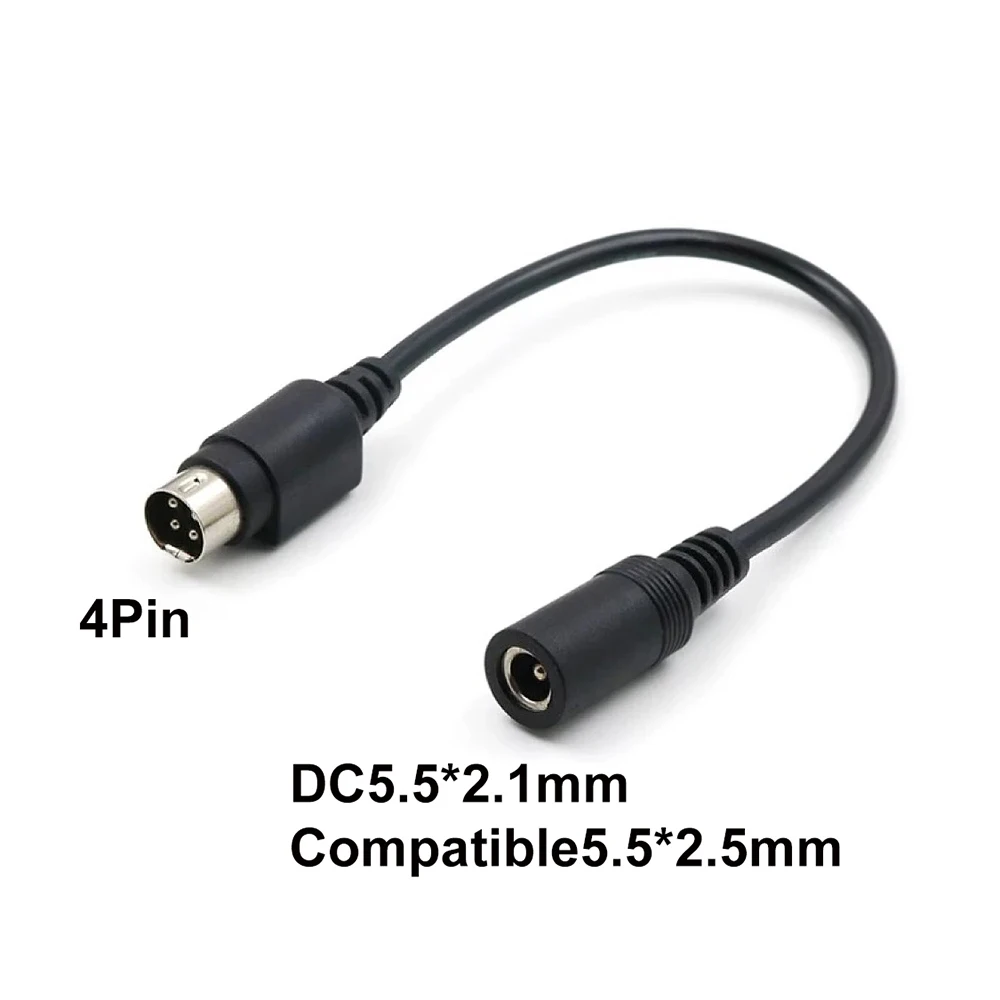 Description Picture 3 of item1PCS DC Power Supply Adapter Cable 5.5 x 2.1mm Female to MINI DIN 4 Pin Male For SATO TG-5011-19V-ES TV LCD VCR Lead Wire
