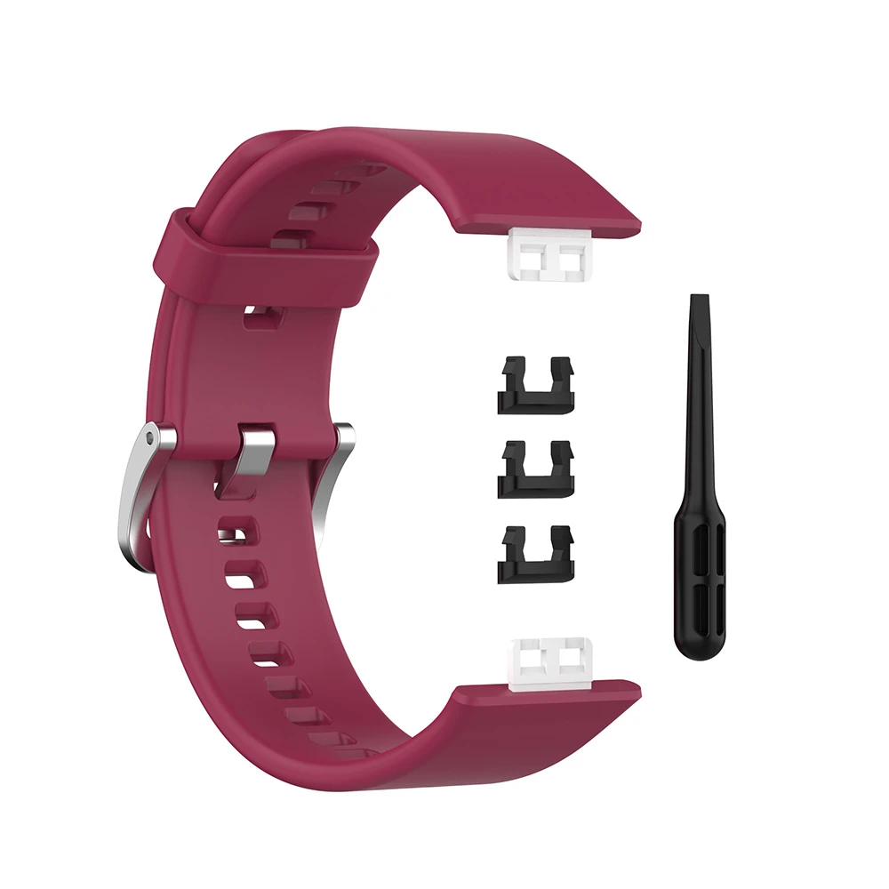 Silicone Replacement Watchband Strap for Huawei Watch Fit – Stylish and Durable Bracelet Strap