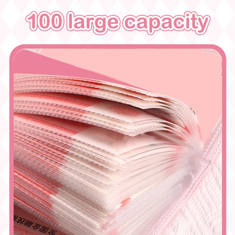 Heart Print Money Savings Challenge Binder Savings Challenges Book Large Capacity Leather Waterproof Cash Budget Notebook