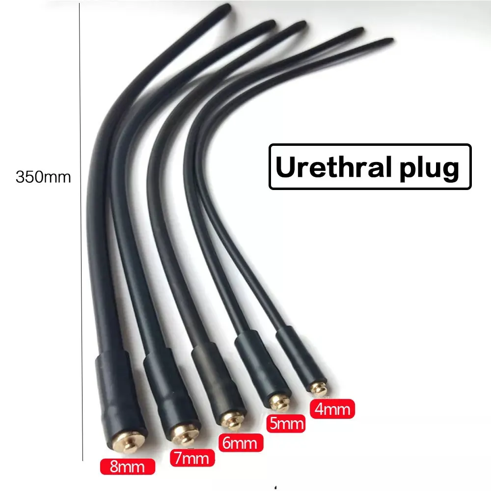 WAKEWAY Male Penis Ring Silicone Urethral Plug Electric G-spot Prostate Stimulation Medical Masturbation Male Toy silicone penis ring,urethral dilator,silicone urethral dilator
