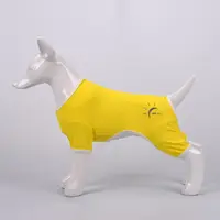 Solid Color Pet UV Protection Clothes Stylish Four-legged Elastic Puppy Vest Washable Lightweight Dogs Apparel Hiking 3
