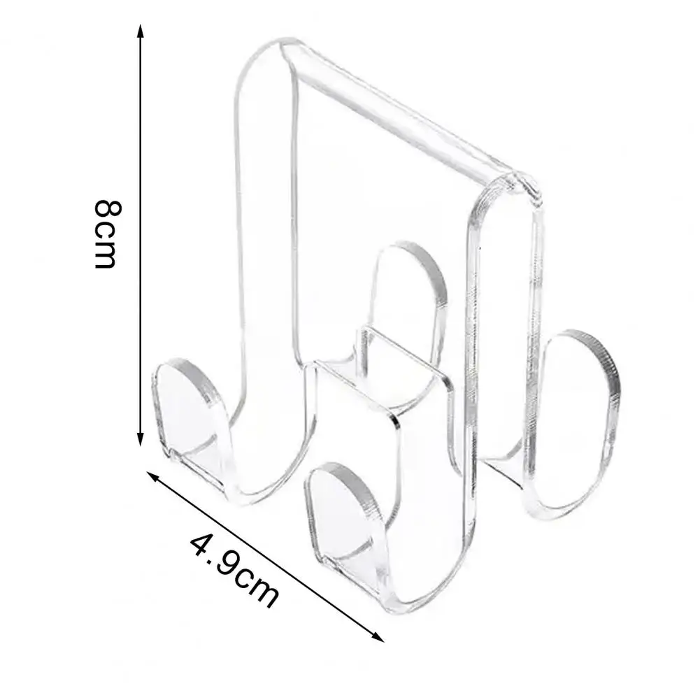 Shower Door Hook Transparent Double Sides Anti-slip Towel Clothes Hanging Hook Bathroom Razor Holder Robe Clothes Hanger multifunctional hooks towel holder
