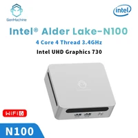 Genmachine Mini PC Intel Alder Lake N100 Windows 11 Mini PC 8/16/32G DDR4 256/512/1T PCIe M.2 SSD WiFi 6 BT5.2 Desktop Computer 1