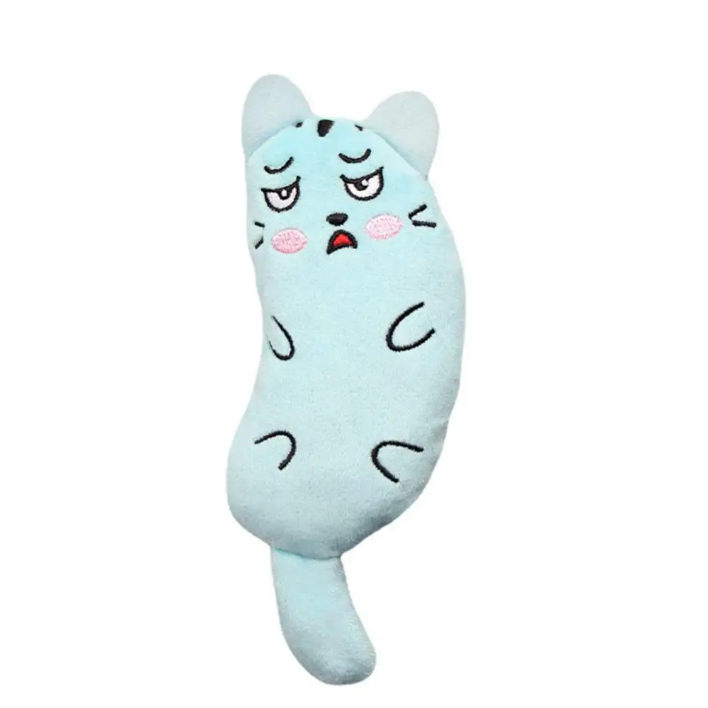 Cat Toy Teeth Grinding Catnip Interactive Plush Chewing Claws Thumb Bite Cat Mint Cats Funny Little Pillow Cat Accessories 4