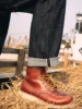 Red Tornado 710 Slim Straight Jeans Button Fly Heritage Style Selvedge Denim Pants 4
