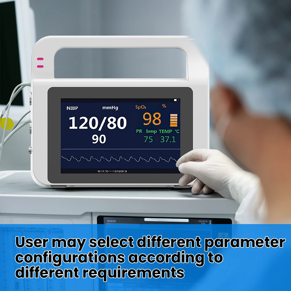 VE5 Veterinary Monitor Portable veterinary Ultrasound 5 inch Touch Screen veteri