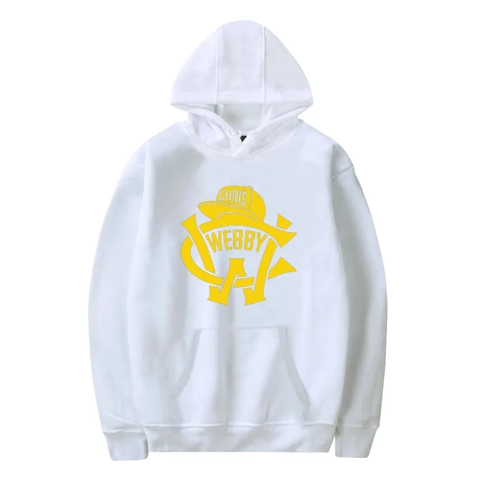 Chris webby hoodie feminino manga comprida moletom moda pulôver roupas 2024