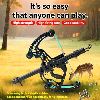 Upgraded 3rd Generation All-Metal Composite Bow – 50-Shot Capacity, Practice & Hunting Use 1