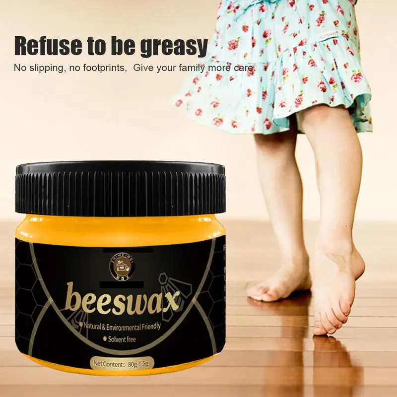 85g Wood Seasoning Beewax Furniture Polish Wood Floor Wear-Resistant Wax Care Home Cleaning furniture beeswax wood care wax