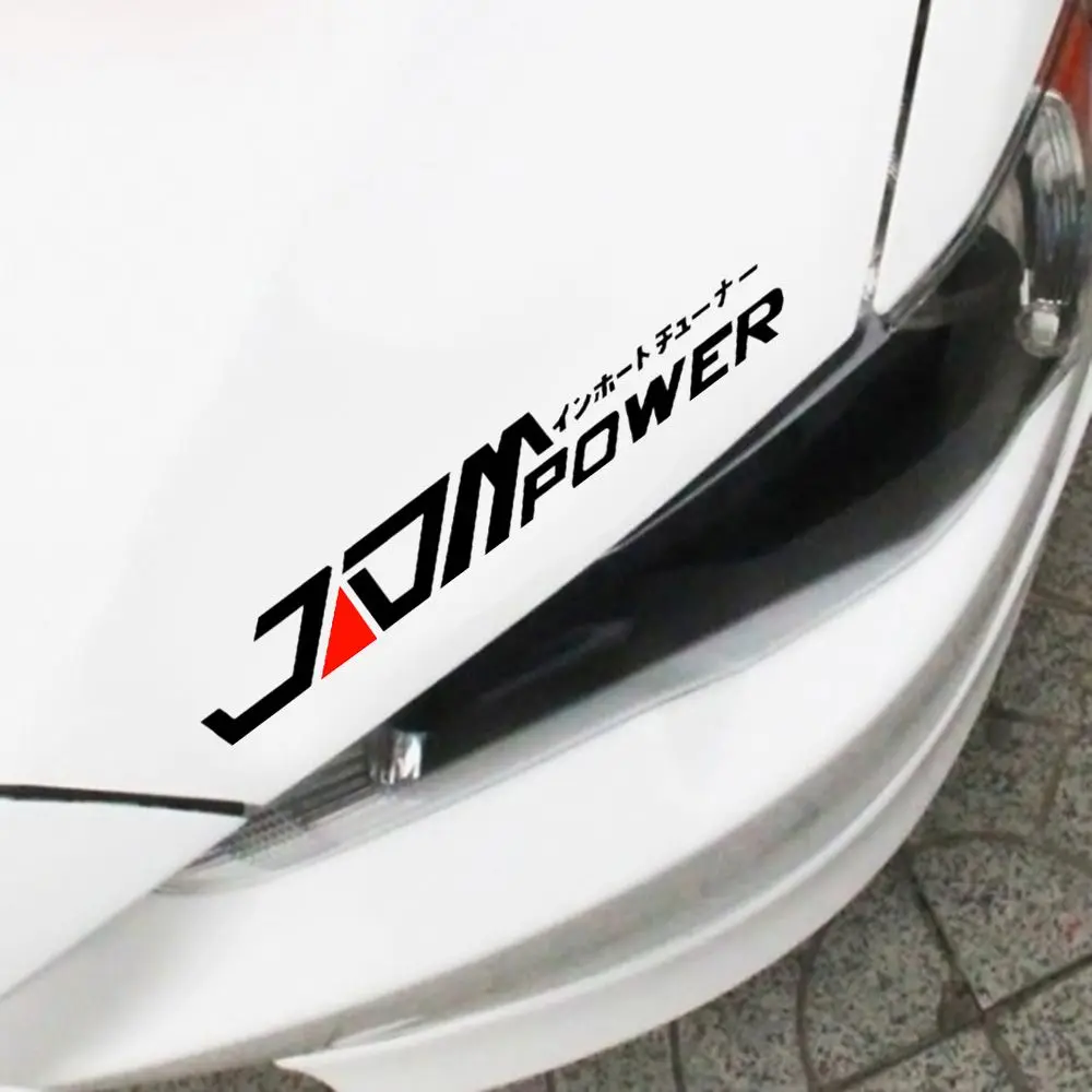 Waterproof JDM Car Sticker Bumper Decal Black/White