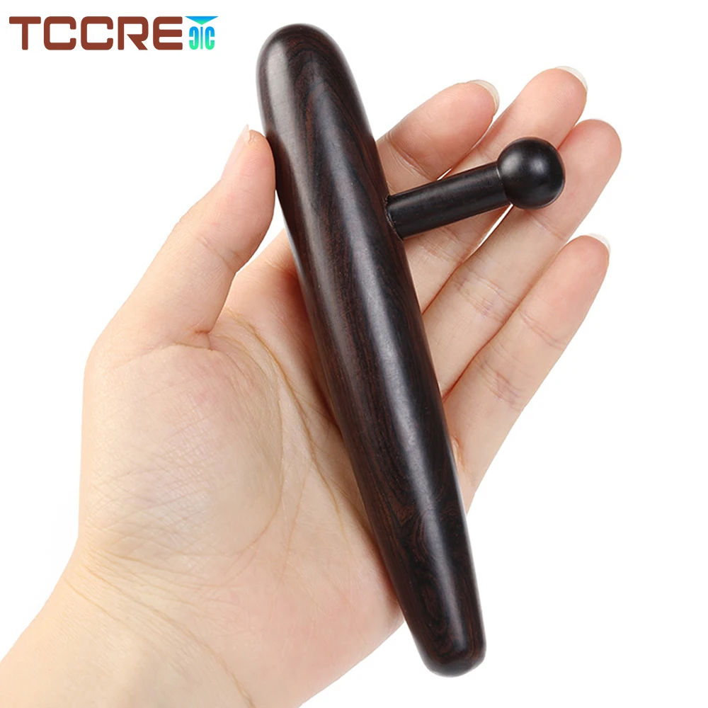 1Pcs Wooden Acupuncture Stick Thai Massage Tools Pressure Point  Reflexology Tools Shoulder Back Foot Hand Care Women Men boxing pad kick boxing muay thai punching pad thicken strike pad kick shield hand pad boxing training mitt boxing practice equipment arm pad for men and women