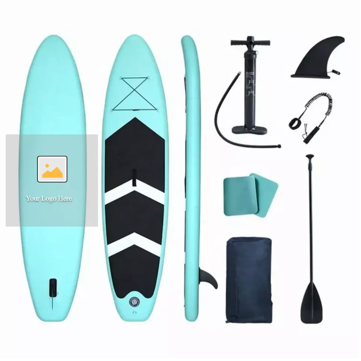 Alta Qualidade Inflável Stand Up Wholesale Paddle Board Surf Set
