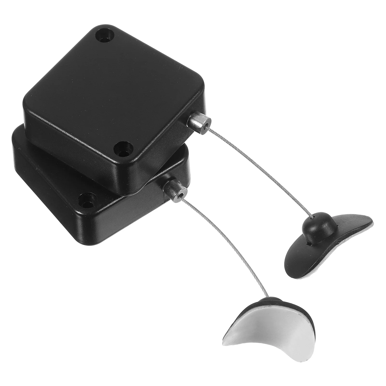 2 Pcs Anti-lost Wire Rope REMOTE CONTROL SECURITY CABLE LOCK HOLDER RETRACTABLE TETHER LEASH Telescopic Accessory Drawstring