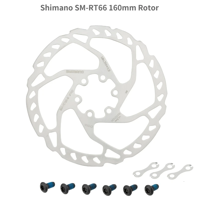 シマノslxディスクローターSM-RT66 6-穴160ミリメートル180