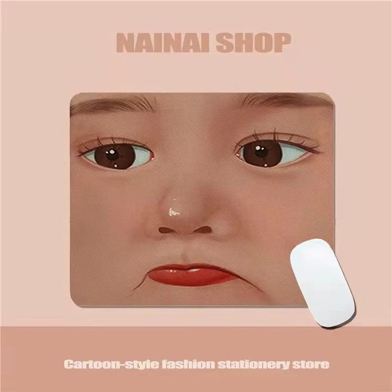 Ins wind funny expression mouse pad cute girl cartoon art game creative computer desk couple | Компьютеры и офис