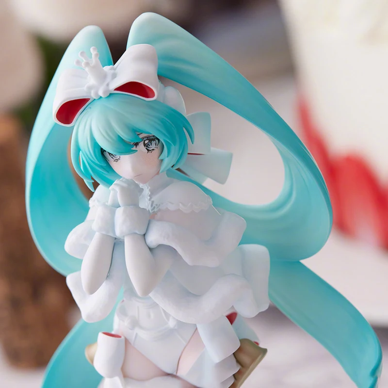Фото Оригинальная фигурка FuRyu Hatsune Miku Exeed, креативная фигурка Sweet из ПВХ, 17 см, Коллекционная модель, кукла, статуэтка, орнамент, подарок №5