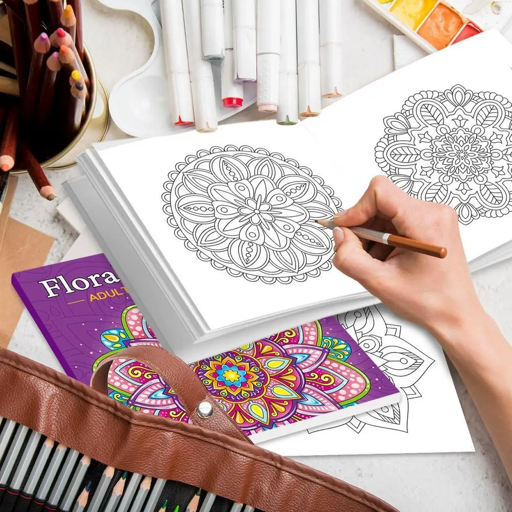 Mandala Patterns: Adult Coloring Book for Relaxation and Stress Relief, Perfect Gift for Birthdays and Holidays