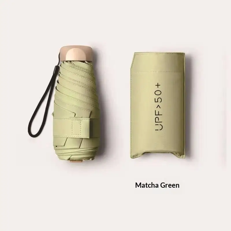 Sleek Compact UV Protection Mini Travel Umbrella - Ultra Lightweight & Portable
