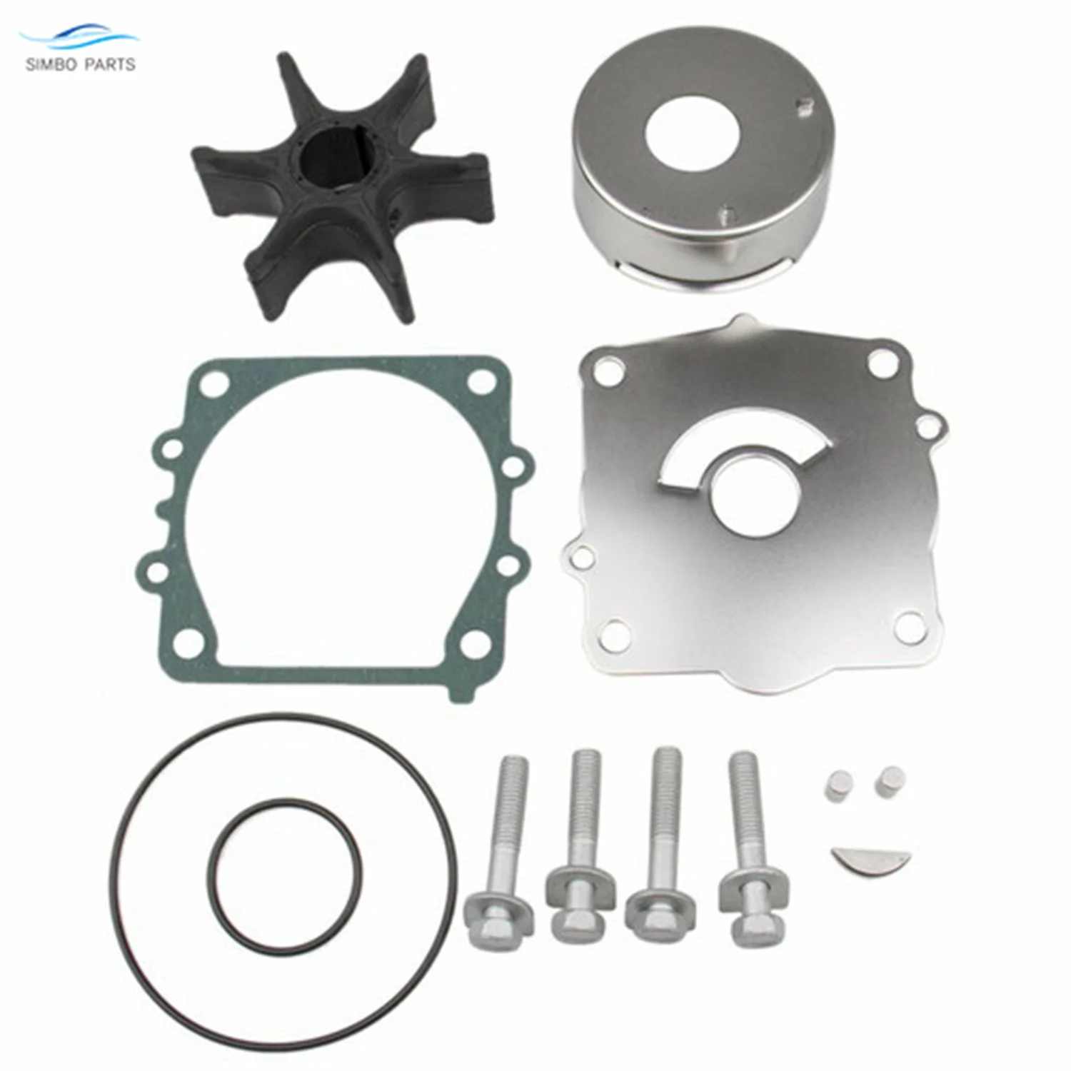

68V-W0078 Water Pump Impeller Kit For Yamaha Outboard 75 90 115 130 HP 68V-W0078-00-00 68V-W0078-01-00 Sierra 18-3442