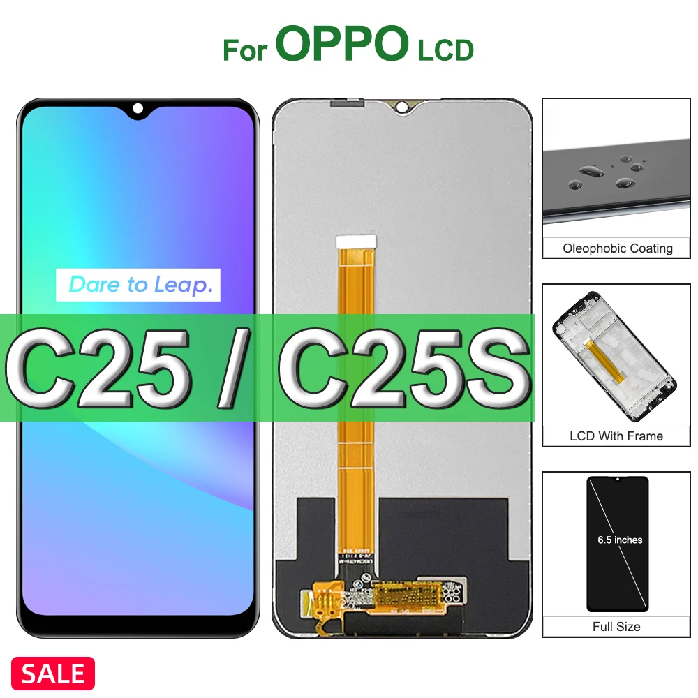 6-5-Original-For-Oppo-Realme-C25-RMX3193-RMX3191-Lcd-Display-Touch ...