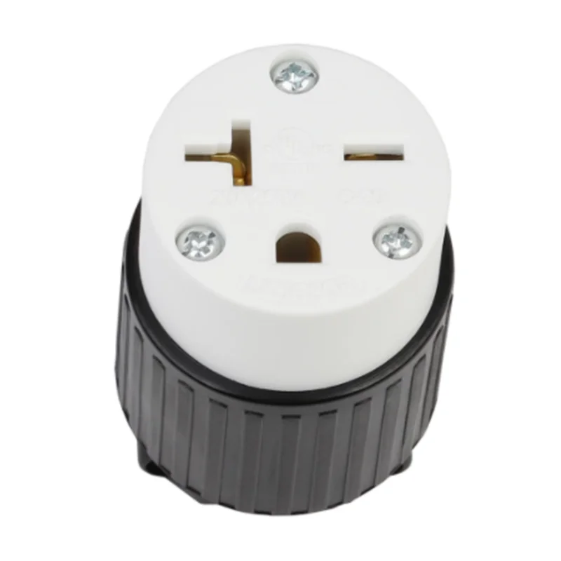 NEMA 6-20R Self-wiring socket NEMA US Anti-drop 6-20R Female Industrial Plug Direct Connector Converter