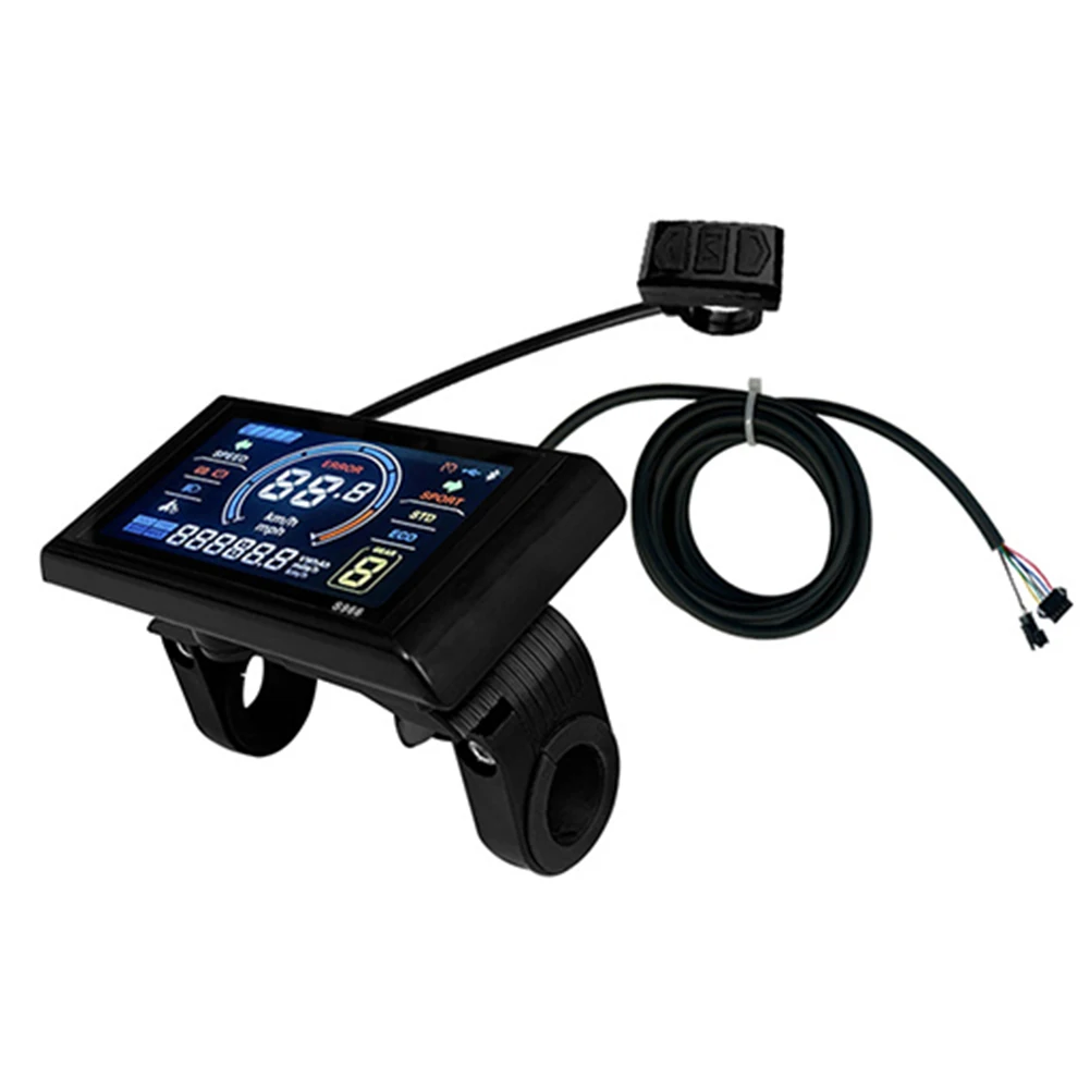 

Take Control of Your Ride Electric LCDS966 Colorful Display Control Panel Accurate and Easy to Read Data Display for Ebike