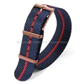 Bluered-brass buckle