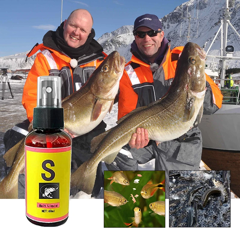 

Carp Fishing Bait Liquid 60ml Attractant Smell Additive Flavor Liquid Natural Bait Scent Fish Attractants for Fishing Lovers