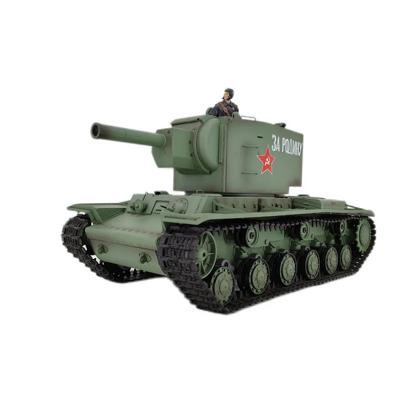 Henglong Remote Control 1:16 Tank Kv-2 Tracked Large Adult Electric Military Tank Model Boy Toy Holiday Birthday Christmas Gift 2