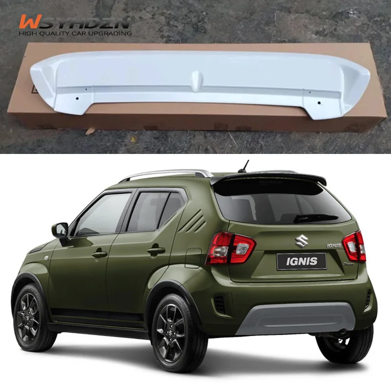 For Suzuki Ignis Rear Roof Spoiler 2016 17 18 19 2020 Abs Plastic