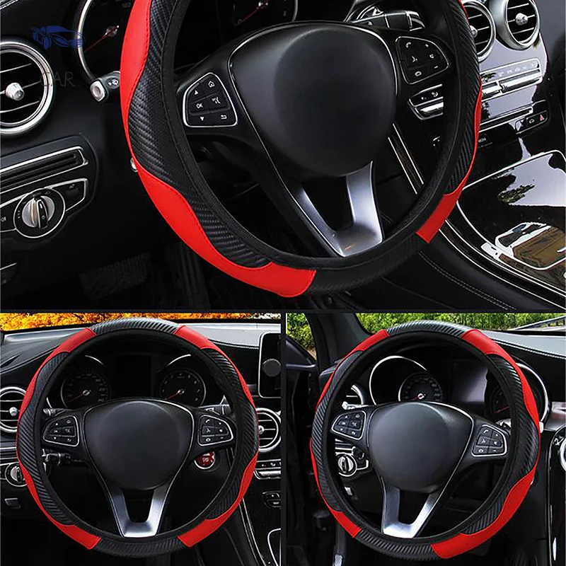 

Универсальные противоскользящие Чехлы для руля из искусственной кожи