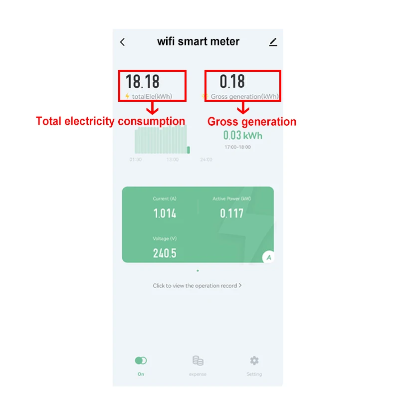 태양광 양방향 양방향 Tuya 스마트 WiFi 전력계 단상 80A kWh 전력 모니터 와트계 전압계 암페어계 110V 240VAC 원격 제어 스위치 ON OFF