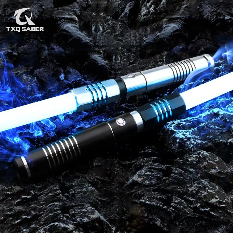 Txqsaber Smooth Swing Lightsaber Metal Hilt Colori Che Cambiano Suoni Fx Force Blaster Cosplay Laser Sword Proffie 2.2 Baord Toys
