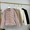 MXLLINA Autumn Winter Horse Riding Down Jackets Women Warm Thickened Velvet Equestrian Coat Zipper Long Sleeves Sport Tops 1
