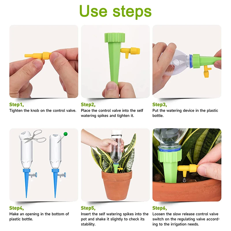 Tropfbewässerung Blumen Garten Automatische Pflanzen Töpfe Home Tropfer Gewächshaus Bewässerungssystem Sprinkler Sprinkler Düsen – Detail 7