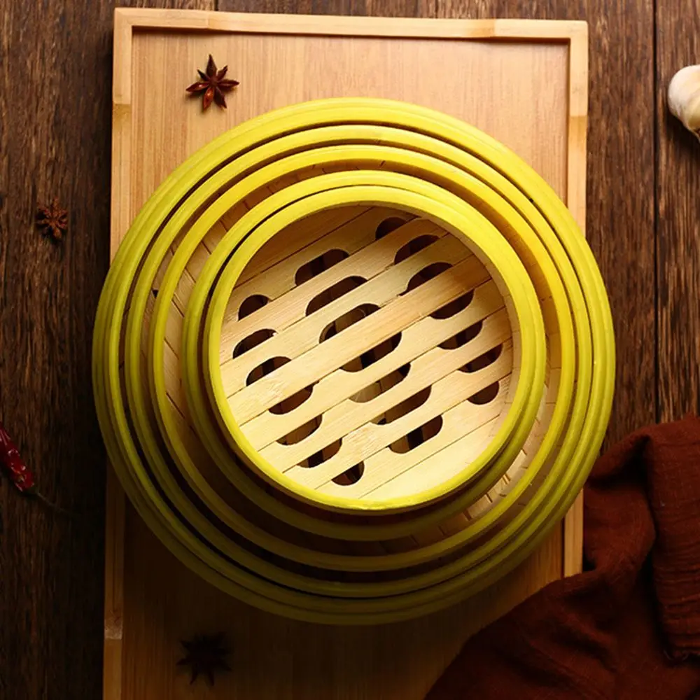 Description Picture 6 of itemBamboo Wooden Steamer Kitchen Cookware Fish Rice Dim Sum Basket Rice Pasta Cooker With Lid food Steamed stuffed Bun Steamer