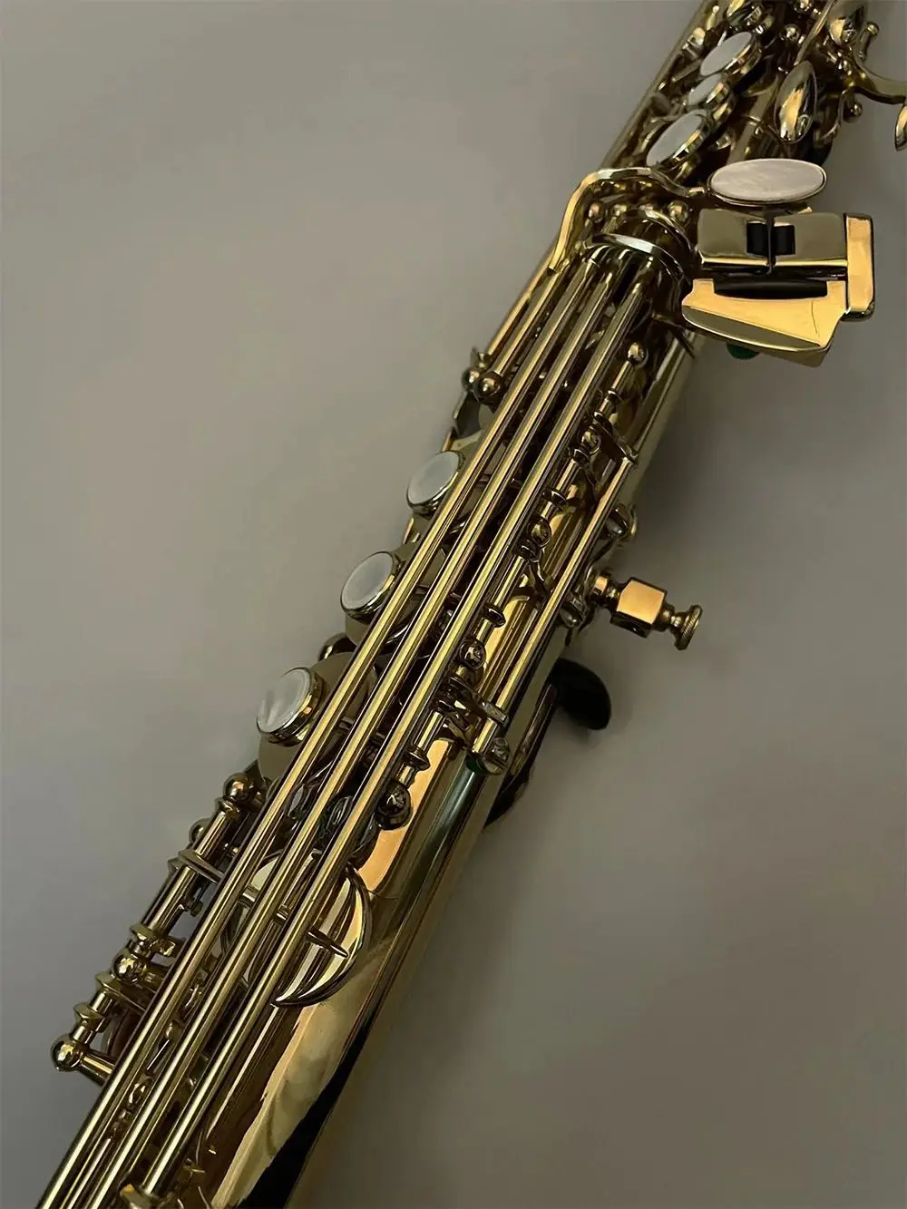 Silver original 802 structure model Bb professional soprano saxophone all silver made of comfortable feel jazz instrument