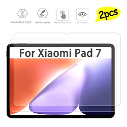 2-Pack HD Tempered Glass Screen Protector, Hard Scratch-Proof Film (2P-Pad 7 Standard)