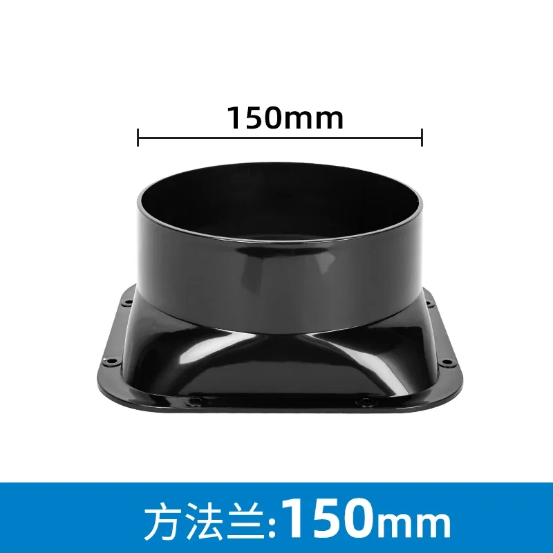 Adjustable ABS Round Pipe Flange Seat for Air Ventilation Systems