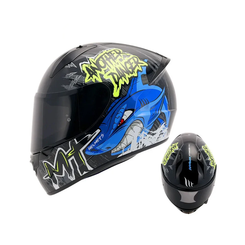 

Spain MT Stinger Motorcycle Helmet Men Women Anti fog Full Helmets All Season Racing Riders Motorcycle Personality Safety Helmet