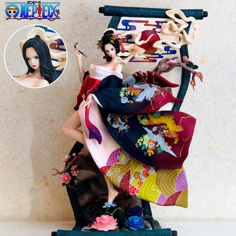 

46cm Anime One Piece Figure Nico Robin Model Dolls Figurines Kimono Wano Country Statue Action Figures Ornament Child Toy Gift