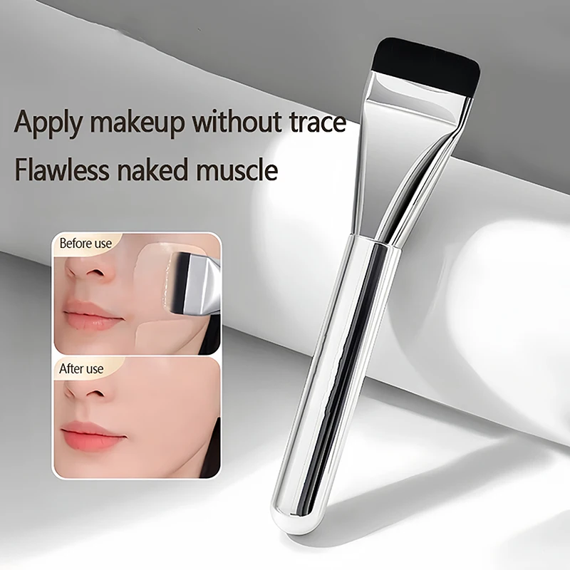 

Ultra Thin Foundation Brush Lightweight And Thin Face Contour Brush Flat Contour Brush Foundation Cream Makeup Brushes