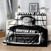 Eminem hip -hop singer printing blanket Warm Flannel Blankets Picnic blanket blankets for beds cubre cama Birthday Gift 5