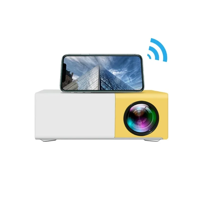 

LEJIADA New YG300 Plus Mini Projector 1280x720 Resolution Compatible 1080P HD Playback Portable Theater Multimedia Player