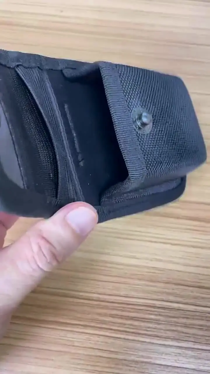 Pochette Moulée Pour Téléavertisseur Ou Gants En Latex - Nylon Ou Cuir, Fixable à La Ceinture - Pour Chasse, Camping
